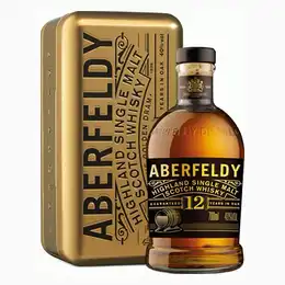 Aberfeldy 12 Year Old In Gold Bar Gift Tin