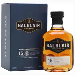 Balblair 15 year old, Single Malt Whisky, 70cl.