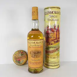 Glenmorangie 10 Year Old from 1990s in The Distillery 150th Anniversary Gift Tin 