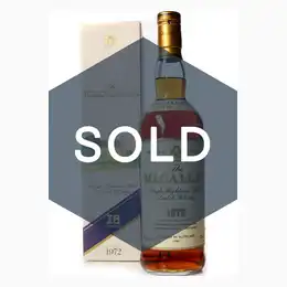 Macallan 1972 - 18 Year Old - Bottled 1990