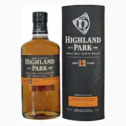Highland Park 12 Year Old Single Malt Whisky, 70 cl