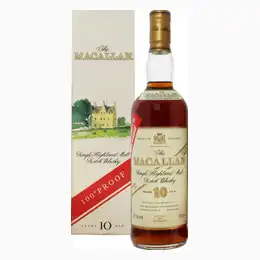 Macallan 10 Year Old 100 Proof 1990s