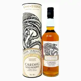 Cardhu Gold Reserve Game of Thrones House Targaryen Single Malt Scotch Whisky, 70cl, 40% ABV