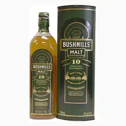 Bushmills 10 Year Old Single Malt Irish Whiskey 70 cl