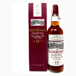 Glendronach 15 Year Old Sherry Cask 1990s Single Malt Scotch Whisky, 70cl, 40% ABV