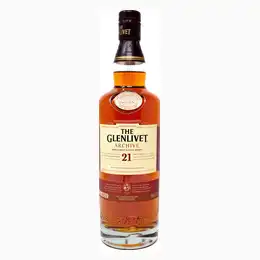 Glenlivet 21 Year Old Archive Single Malt Scotch Whisky, 70cl, 43% ABV