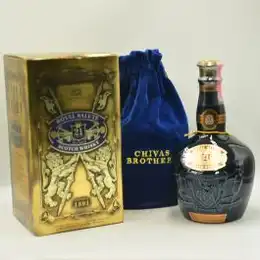 Royal Salute 21 Year Old Blended Whisky Sapphire Flagon 2000s