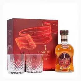 Cardhu 12 Year Old 2 Glass Gift Pack 70cl