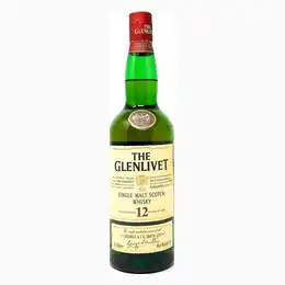 Glenlivet 12 Year Old Single Malt Scotch Whisky, 70cl, 40% ABV