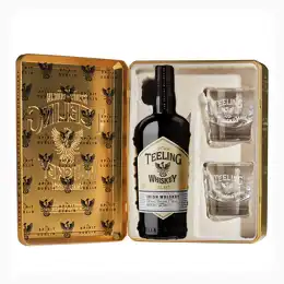 Teeling Small Batch Gold Gift Tin With 2 Glasses 70cl