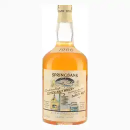 Springbank 1966 Local Barley Bot.1996 Cask #475