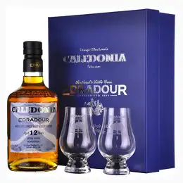 Edradour 12 Year Old Caledonia Glass Pack
