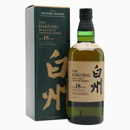 Hakushu 18 Year Old Single Malt Japanese Whisky 70cl