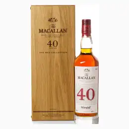 Macallan 40 Year Old Red Collection Bottled 2020 With Original Box