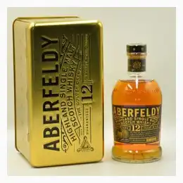 Aberfeldy 12 Year Old Single Malt Whisky Gold Bar Tin
