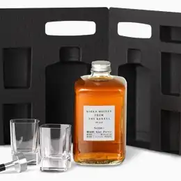 Nikka from the Barrel Silhouette 2 Glass and Pourer Gift Set