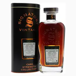 Allt-a-Bhainne 2000 21 Year Old Sherry Cask Signatory