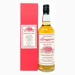 Longrow 20 Year Old Christmas 2021 "Fresh Bourbon" Single Malt Scotch Whisky, 70cl, 46.0% ABV