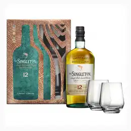 Singleton Of Dufftown 12 Year Old Tumbler Gift Set Speyside Single Malt Scotch Whisky 70cl
