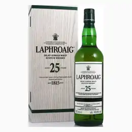 Laphroaig 25 year old, Single Malt Whisky, 70cl