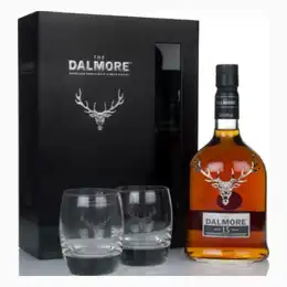 Dalmore 15 Year Old Gift Pack with 2x Glasses Whisky 70cl