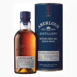 Bottle Of Aberlour 14 Year Old Double Cask Matured Whisky With Its Own Gift Box