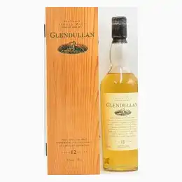 Glendullan 12 Year Old Malt Whisky Flora & Fauna in Wooden Box