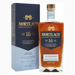 MORTLACH 16 Year Old Distillers Dram Speyside Single Malt Scotch Whisky 70cl 43.4%