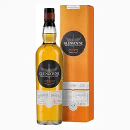 Bottle Of Glengoyne 10 Year Old Whisky and Vibrant Orange Gift Box