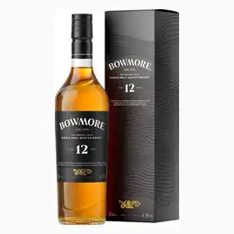 BOWMORE 12 Year Old Islay Single Malt Scotch Whisky 70cl 40% - NEW BOTTLE