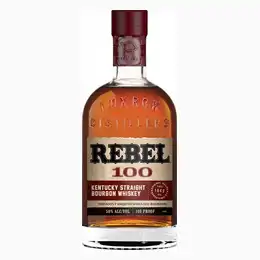 Rebel Kentucky Straight Bourbon 100 Proof Whiskey, 70 cl