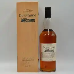 Dufftown 15 Year Old Malt Whisky Flora & Fauna Wooden Box