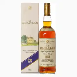 Macallan 1980 18 Year Old Bottled 1999 With Original Box