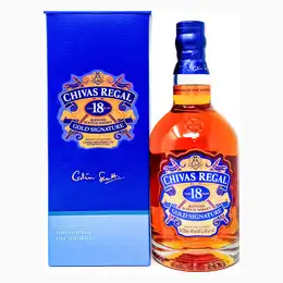 Chivas Regal 18 Year Old Gold Signature Blended Scotch Whisky, 70cl, 40% ABV