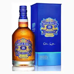 Chivas Regal 18 Year Old Gold Signature Blended Scotch Whisky 70cl