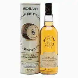 Brora 1981 18 Year Old Millennium Signatory