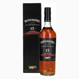 Bowmore 15 Year Old Sherry Oak Cask Islay Single Malt Scotch Whisky 70cl