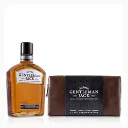 Bottle Of Gentleman Jack Whisky With Gentleman Jack Wash Bag