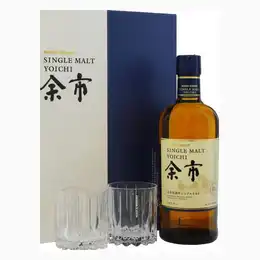 Nikka Yoichi Single Malt 2 Glass Gift Pack 70cl