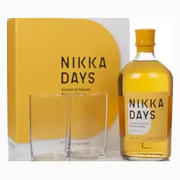 Nikka Days Gift Pack with 2x Glasses Whisky 70cl