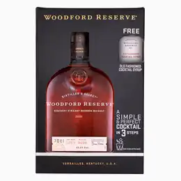 Woodford Reserve Old Fashioned Cocktail Syrup Gift Set 70cl