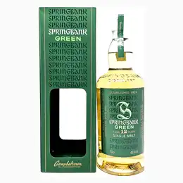 Springbank Green 12 Year Old Single Malt Scotch Whisky, 70cl, 46% ABV