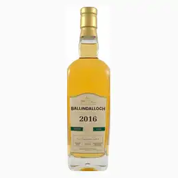 BALLINDALLOCH 2016 Vintage Bourbon Hogshead Single Cask Speyside Single Malt Scotch Whisky 70cl 62.4%