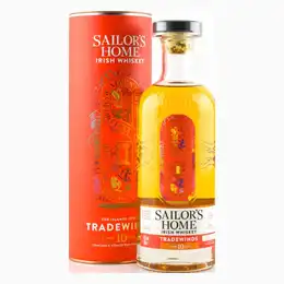 Sailors Home Tradewinds Rum Cask Finished 10 Year Old Irish Blended Whiskey 43% abv 70cl