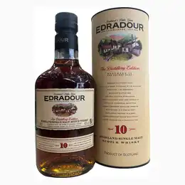EDRADOUR DISTILLERY 10yo 43% abv 70cl