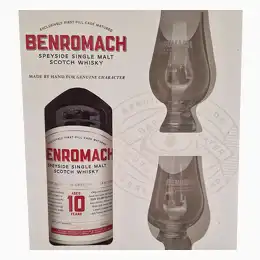 Benromach 10 year old Gift Set 70cl
