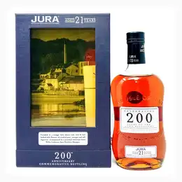 Jura 21 Year Old 200th Anniversary Single Malt Scotch Whisky, 70cl, 44% ABV