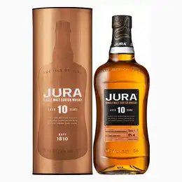 Bottle Of Jura 10 Year Old Whisky with Gift box