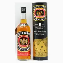 Dufftown Glenlivet 8 Year Old Speyside Malt Whisky 1970s