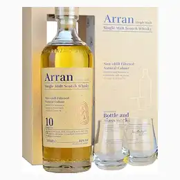 ARRAN 10 Year Old Single Malt Scotch Whisky 70cl 46% GIFT PACK